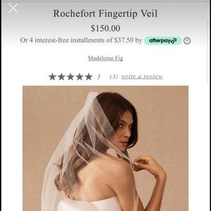 Rochefort Fingertip Veil (BHLDN)